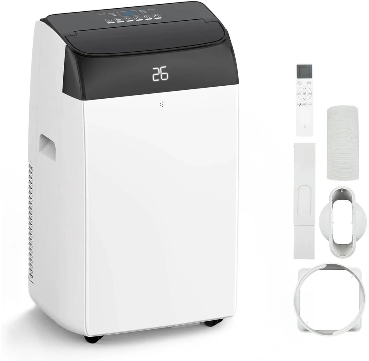 House Of Atelier - Mobiele Airconditioning - Mobiel Koelsysteem - Airco Unit - Klimaatsysteem - 12000 BTU - 4-in-1 Functie