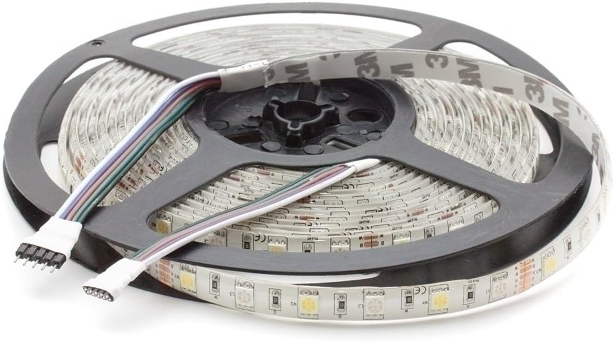 LED Strip 24V 5 m RGBW - Warm en koud wit - IP20 en IP65 - Ideaal voor sfeerverlichting - ShopVlot