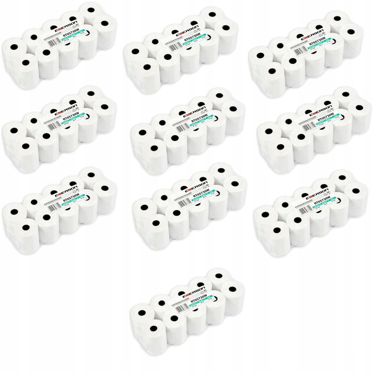 Emerson Thermische Kassarollen 57x30mm - 10 stuks