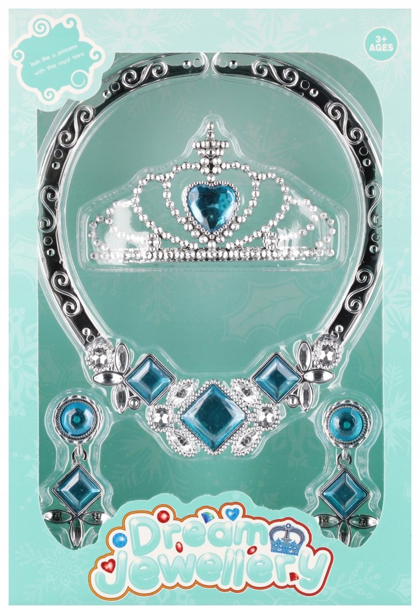 Prinsessen Schoonheidsset: Diadeem, Oorbellen & Ketting