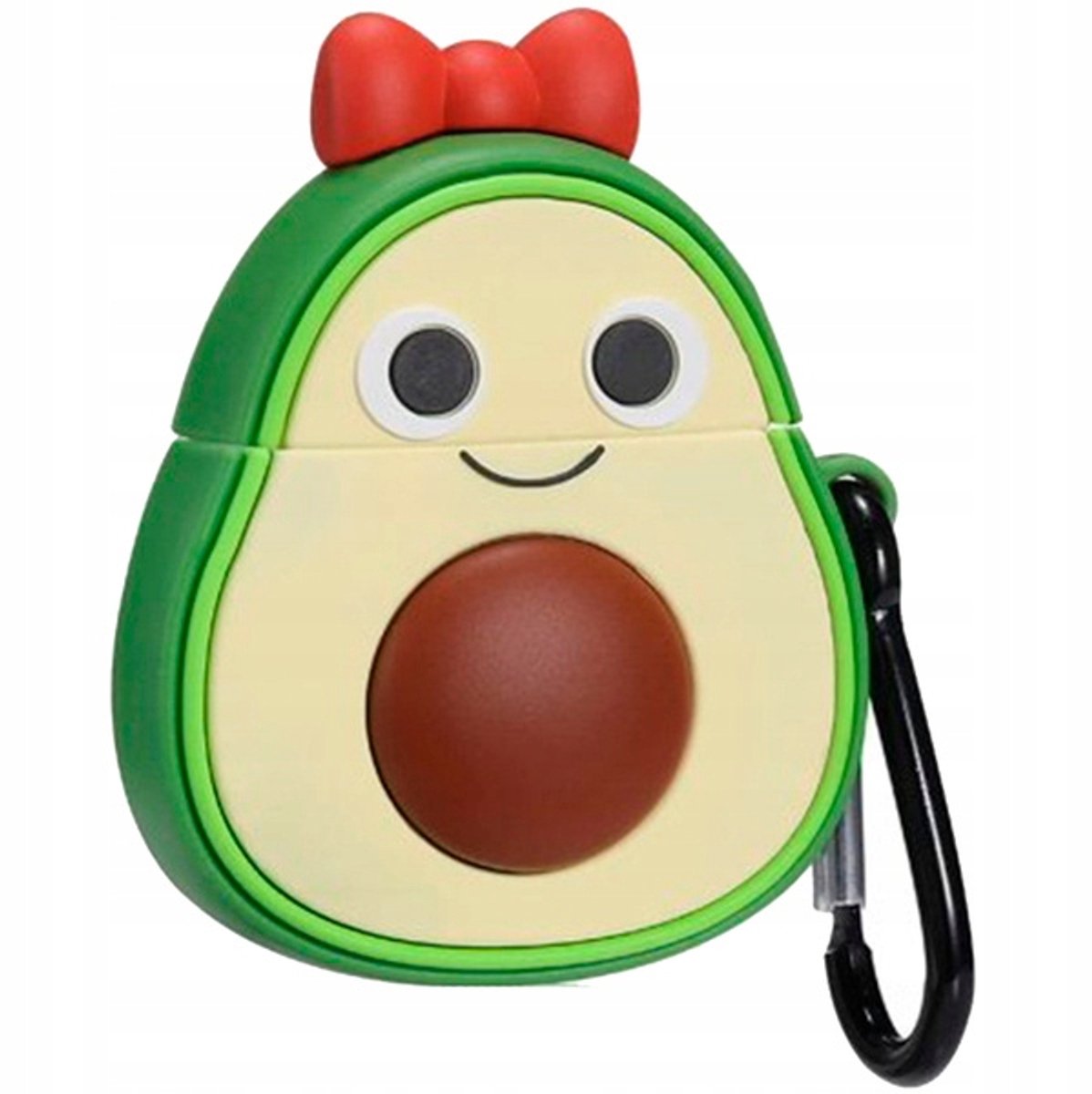 3D Avocado Siliconen Hoesje voor AirPods 1 & 2 - Beschermhoes