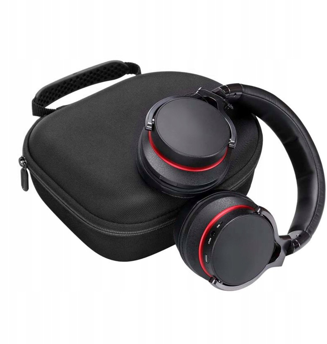 Versterkte Hoes voor Over-Ear Koptelefoons - Zwart