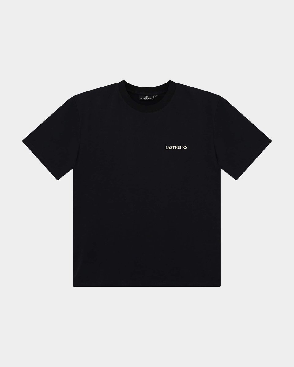 Last Bucks - In Balance Tee - Heren T-shirt - Zwart - Maat S - Regular Fit