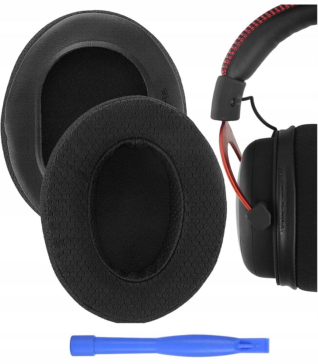 Vervangende Oorkussens voor HyperX Cloud II Alpha Core - Zwart