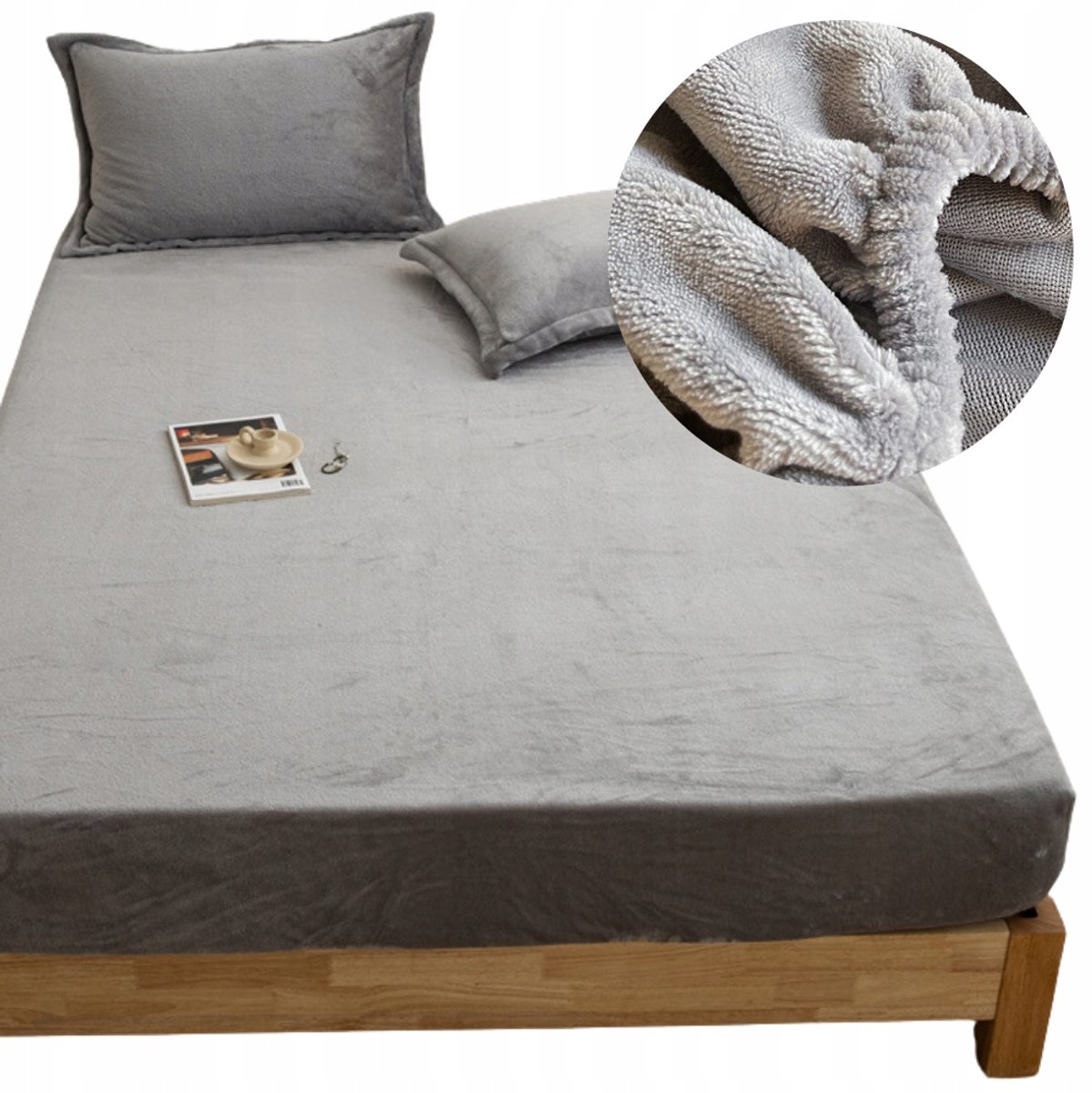 Zacht Pluche Hoeslaken 200x220cm - Warm & Krokant