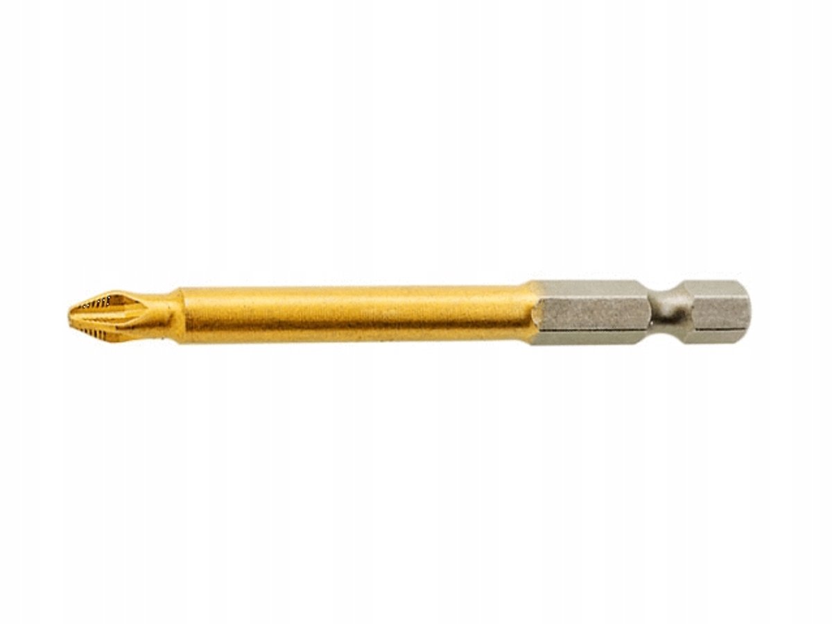 Kruiskop Bit PH2 x 75mm - Titanium Gecoat