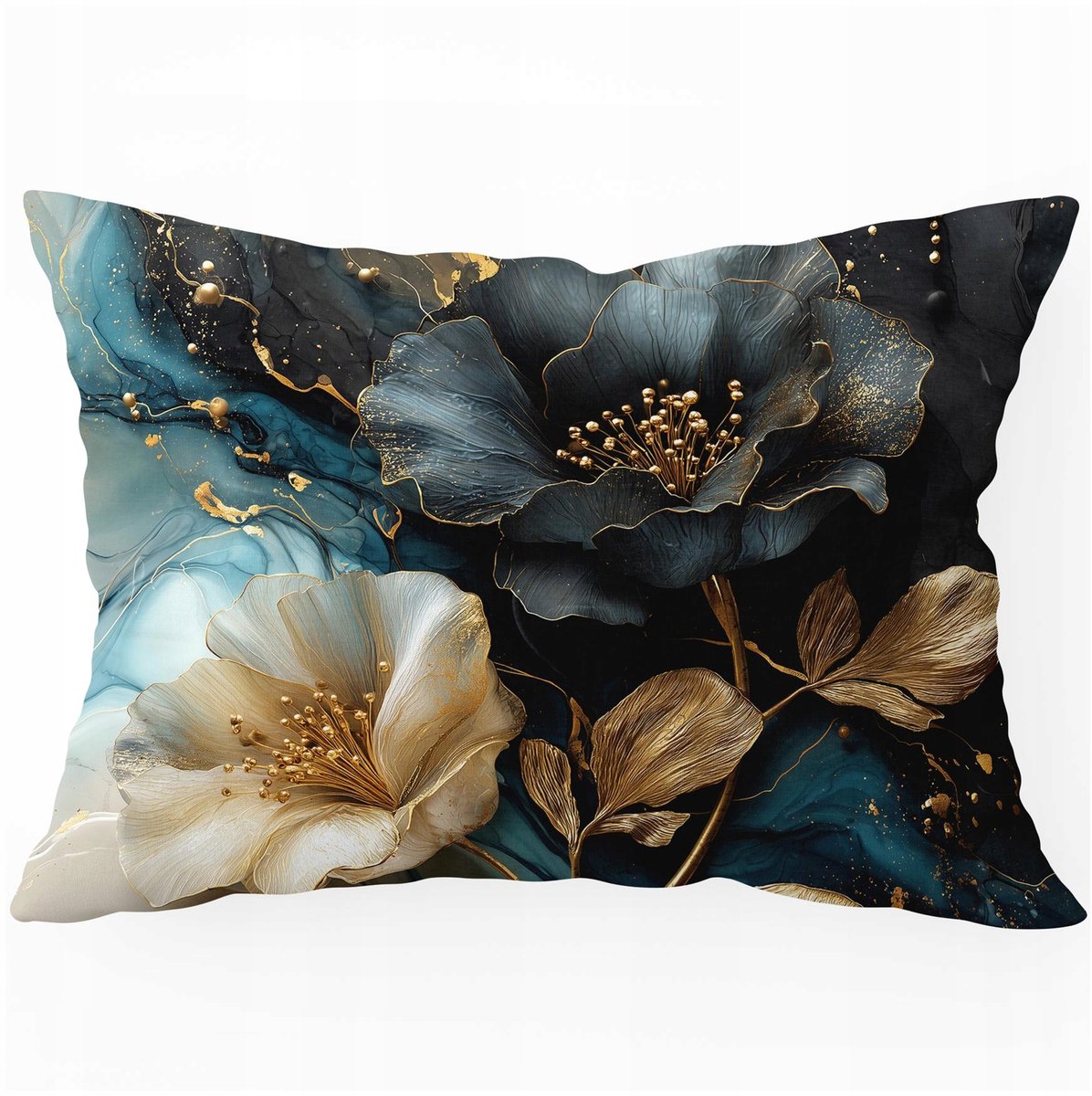 Decoratieve kussensloop 40x60 cm, zachte polyester, met rits