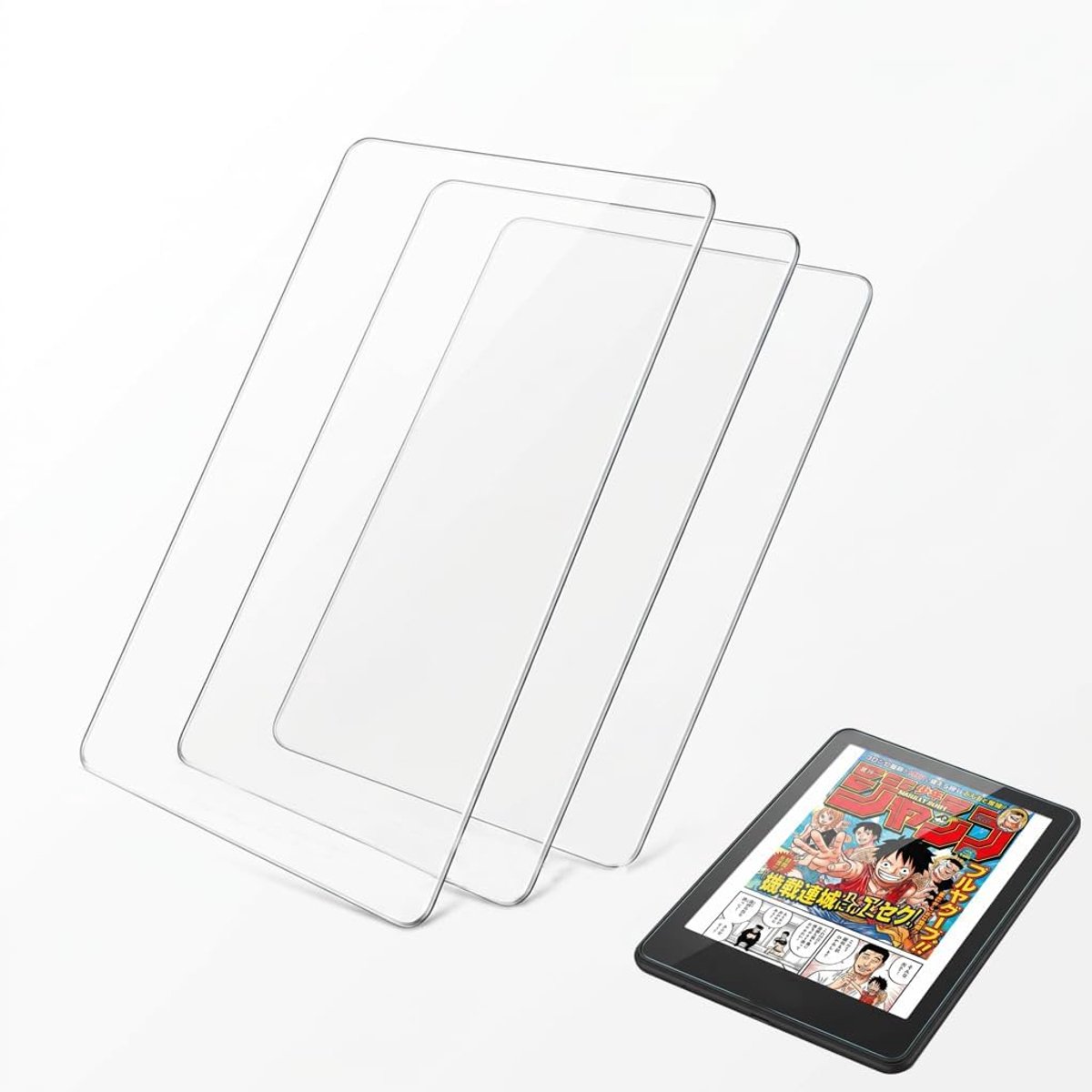Displaybeschermfolie voor e-reader - mat - anti-reflectie - krasbescherming, 3 stuks - m-winkel
