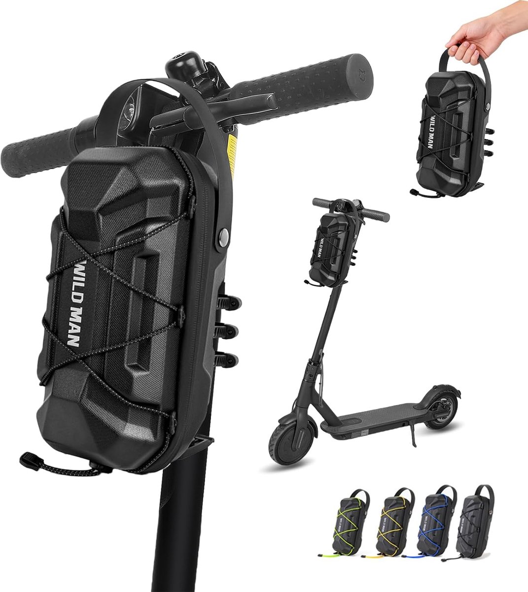 Scooter opbergzak 2L - harde schaal - waterdicht - snel bevestigen en verwijderen - ShopVlot