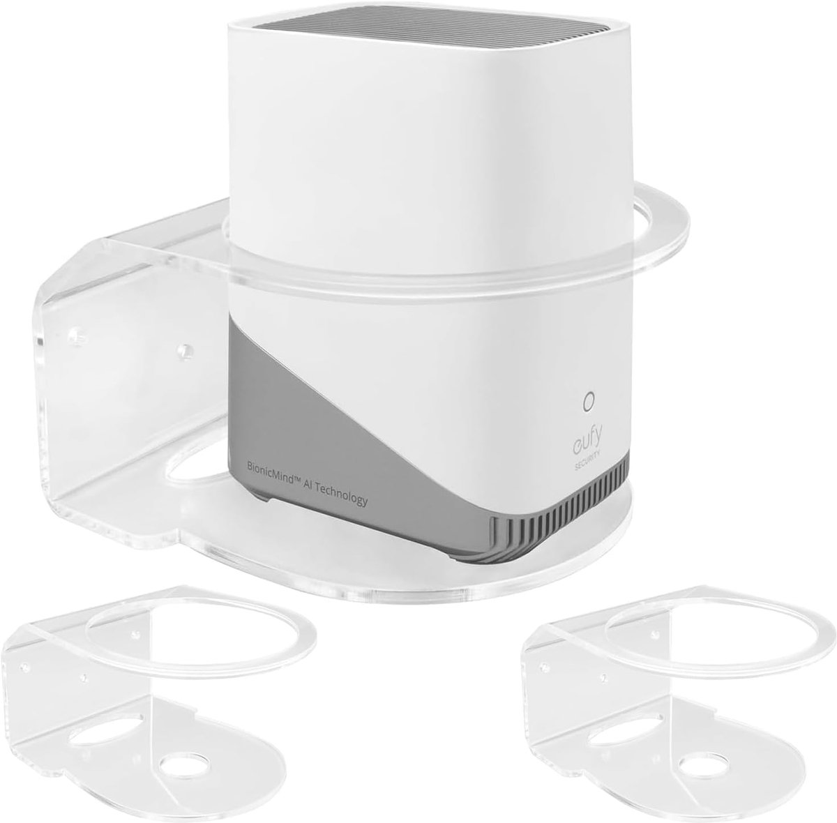 HOLACA Acrylic Mount Compatible with eufy Security S380 HomeBase (HomeBase 3), 2 pcs - ShopVlot