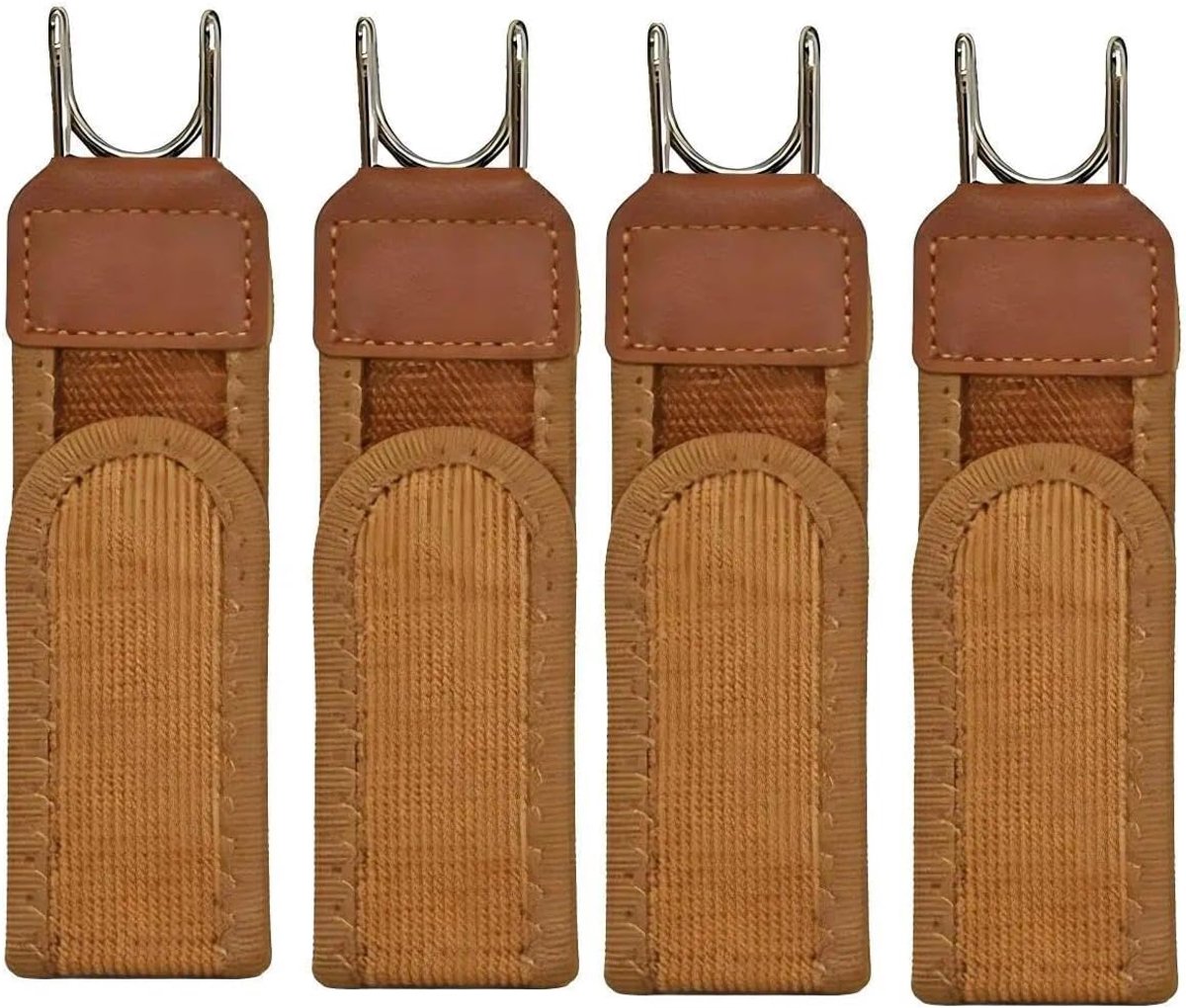 4 stuks gesploze riem, onzichtbaar, bruine riem vervanging - ShopVlot