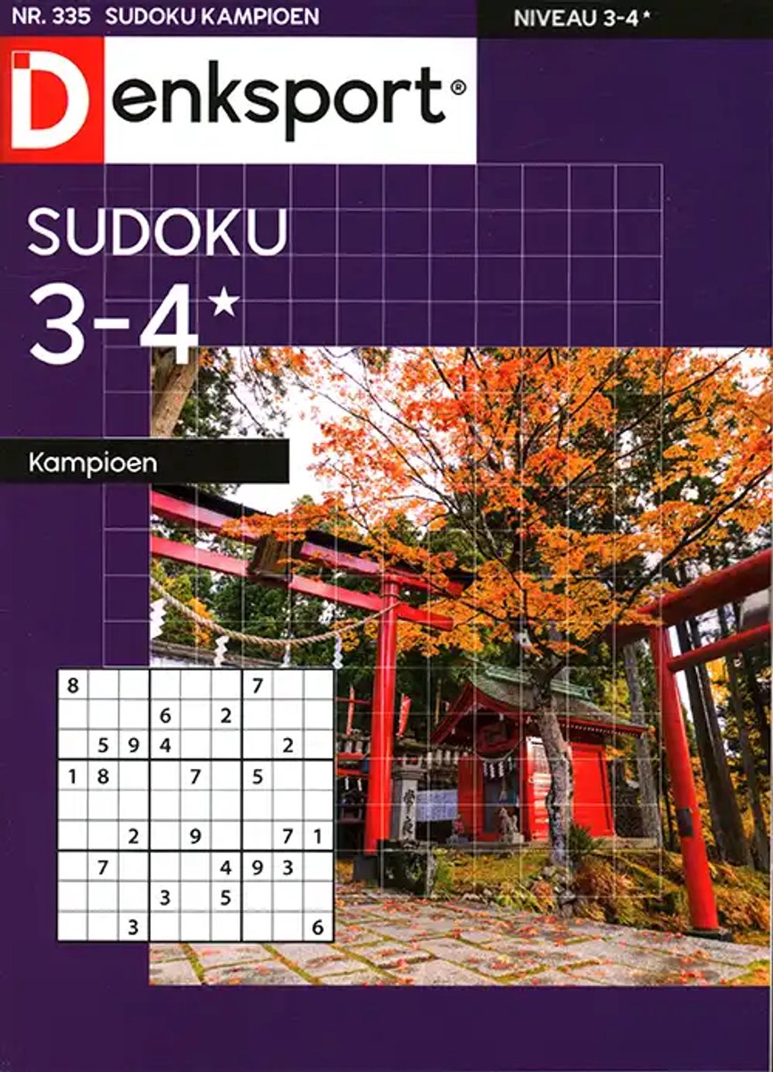 Denksport Sudoku Kampioen - 335 2026