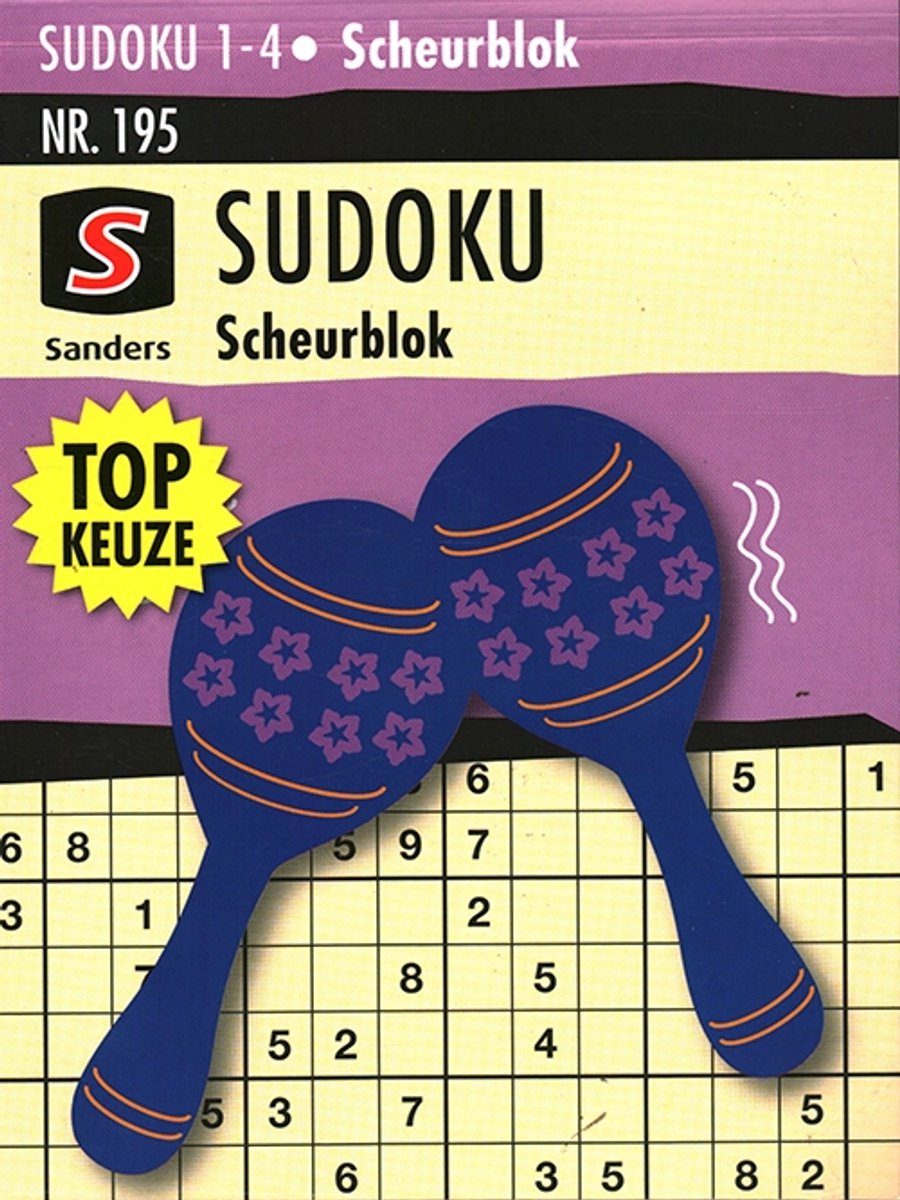 Sanders Sudoku Scheurblok - 195 2026