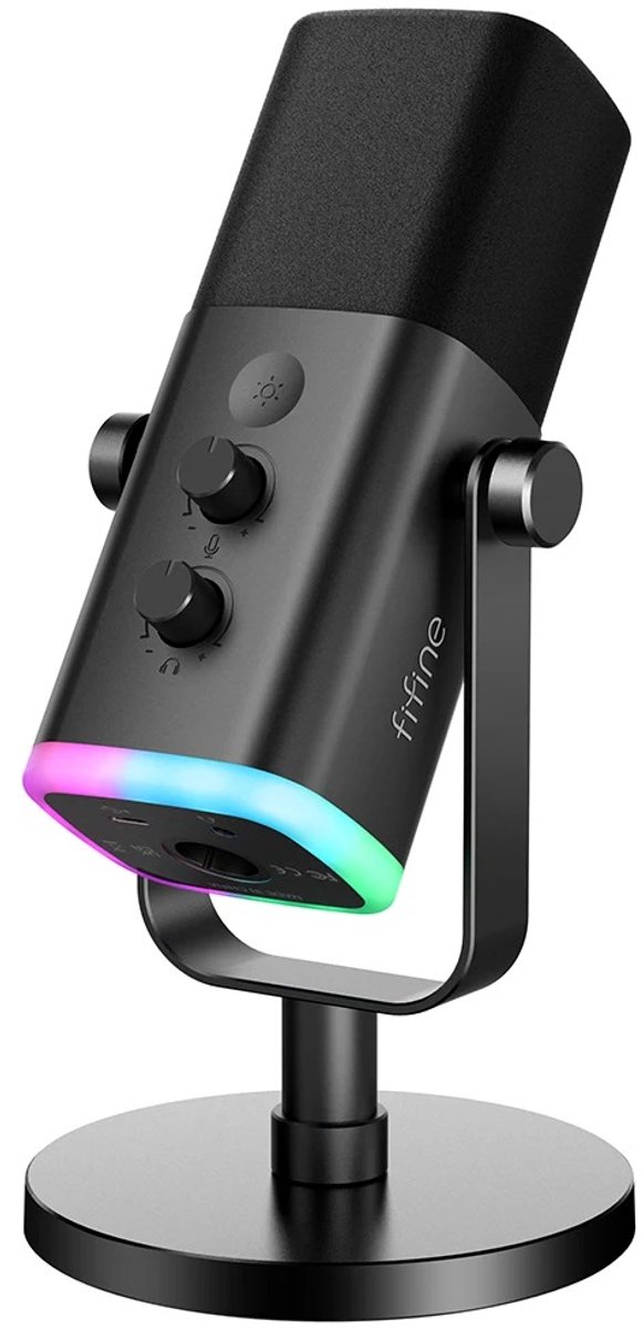 Lamor Dynamische Microfoon - Microfoons - Tafelmodel - USB- en XLR-aansluitingen - Podcast - Streaming - Studio - Opname apparaat