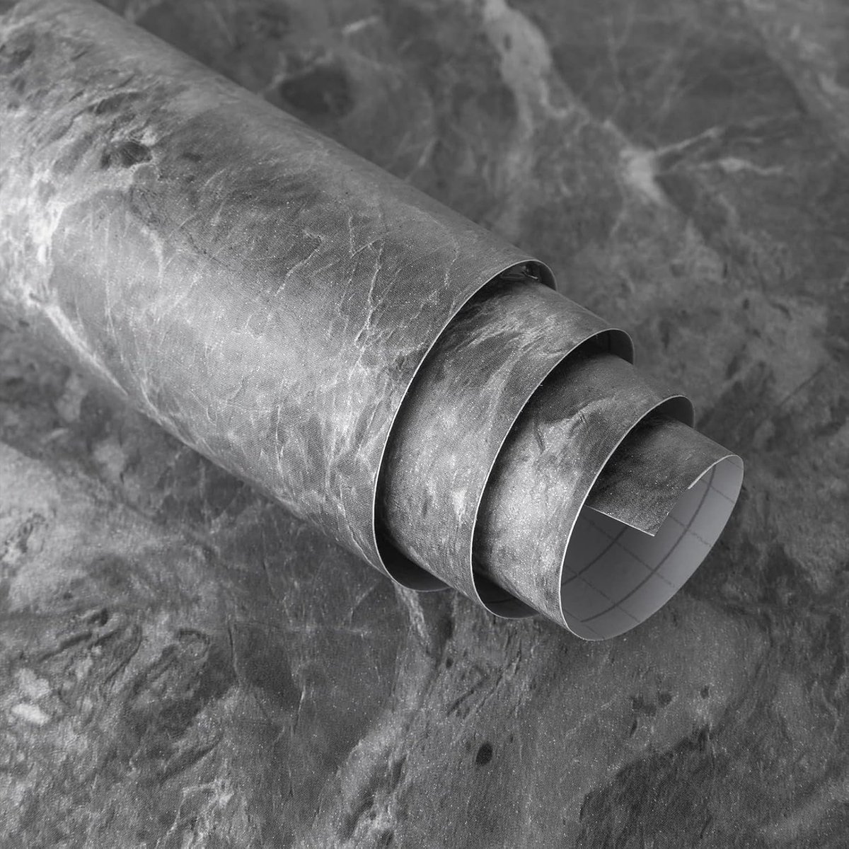 JSEVEM 40cm x 3m, grey marble wallpaper - ShopVlot