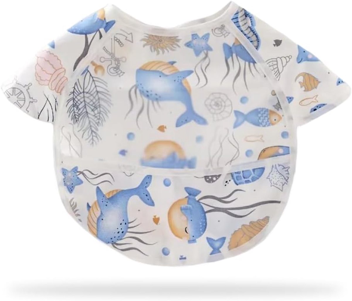 kina - Waterproof bibs with bag - Protects clothes from stains and water - for teats and play activities - ShopVlot