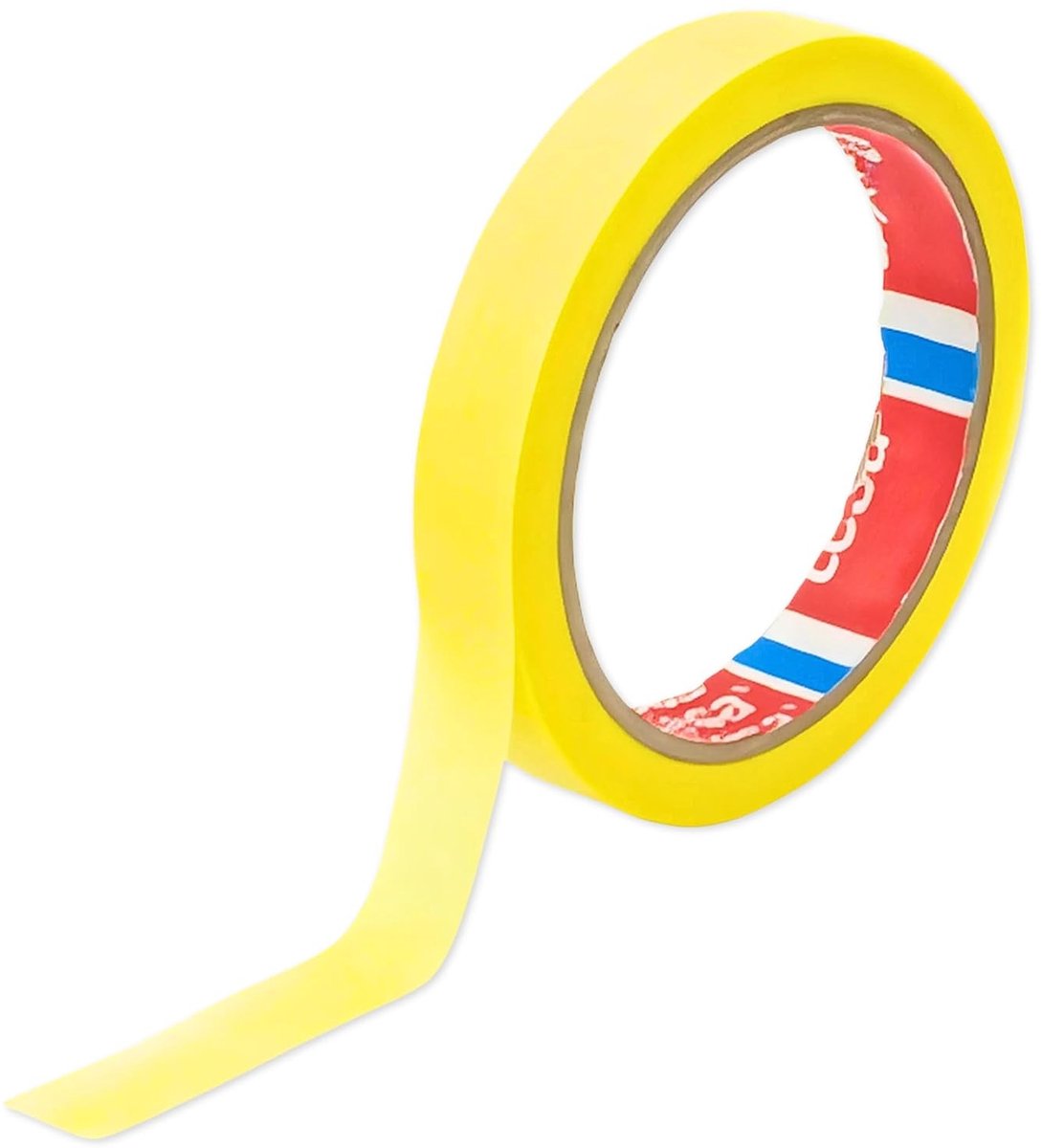 Precision Afplaktape - Geel - 9 mm x 50 m - Professionele Verwijderbare Tape zonder Lijmresten - Voor Schilder- en Lakwerk