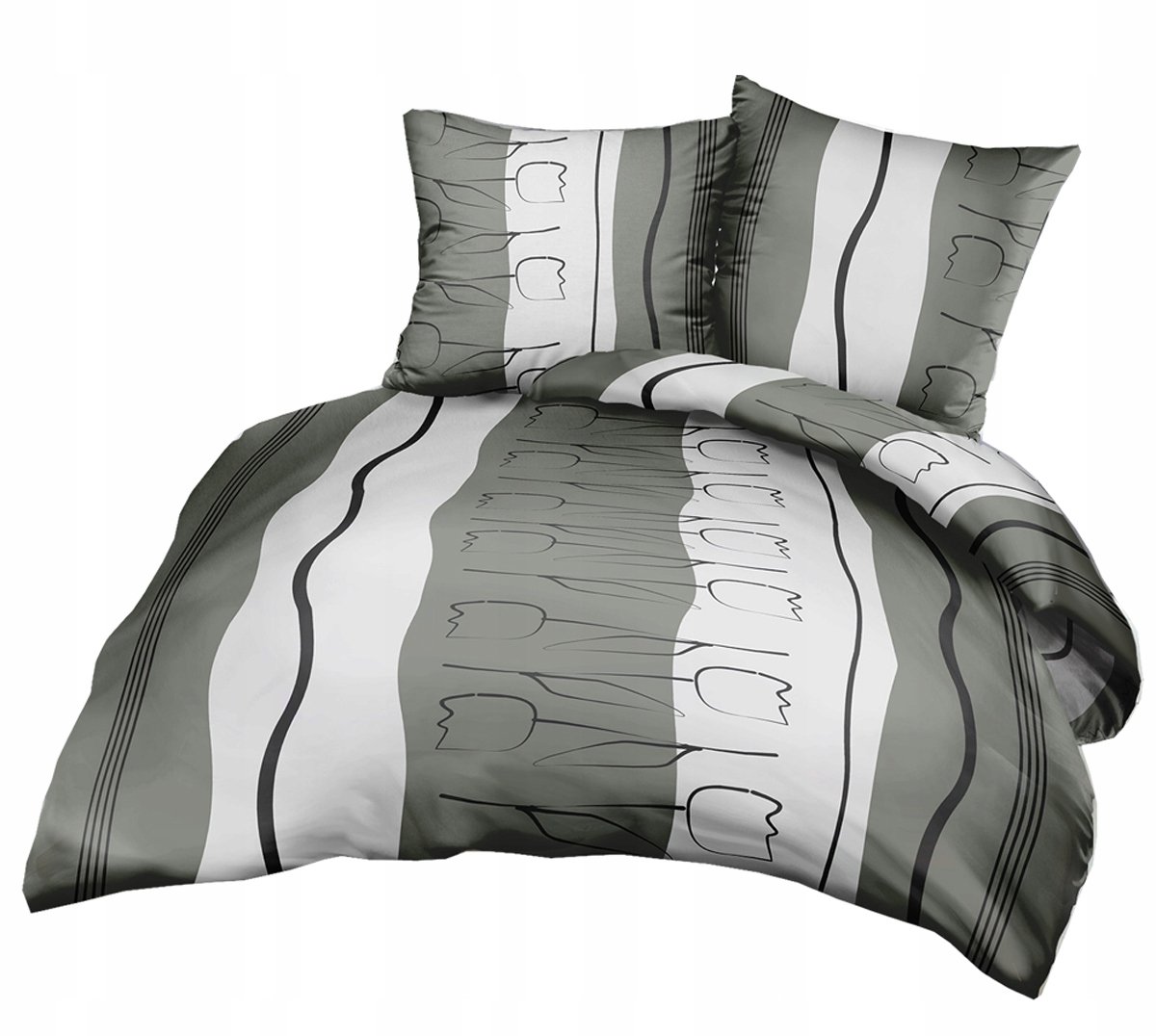 Katoenen Kora Dekbedovertrekset 160x200cm - Patroon 7