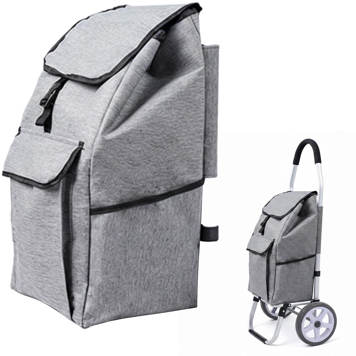 Opvouwbare Winkelwagen Tas,Vervangende Tas voor Winkelwagen Waterdicht Oxford-Stof,Duurzaam en Stevig,Ideaal voor - ShopVlot