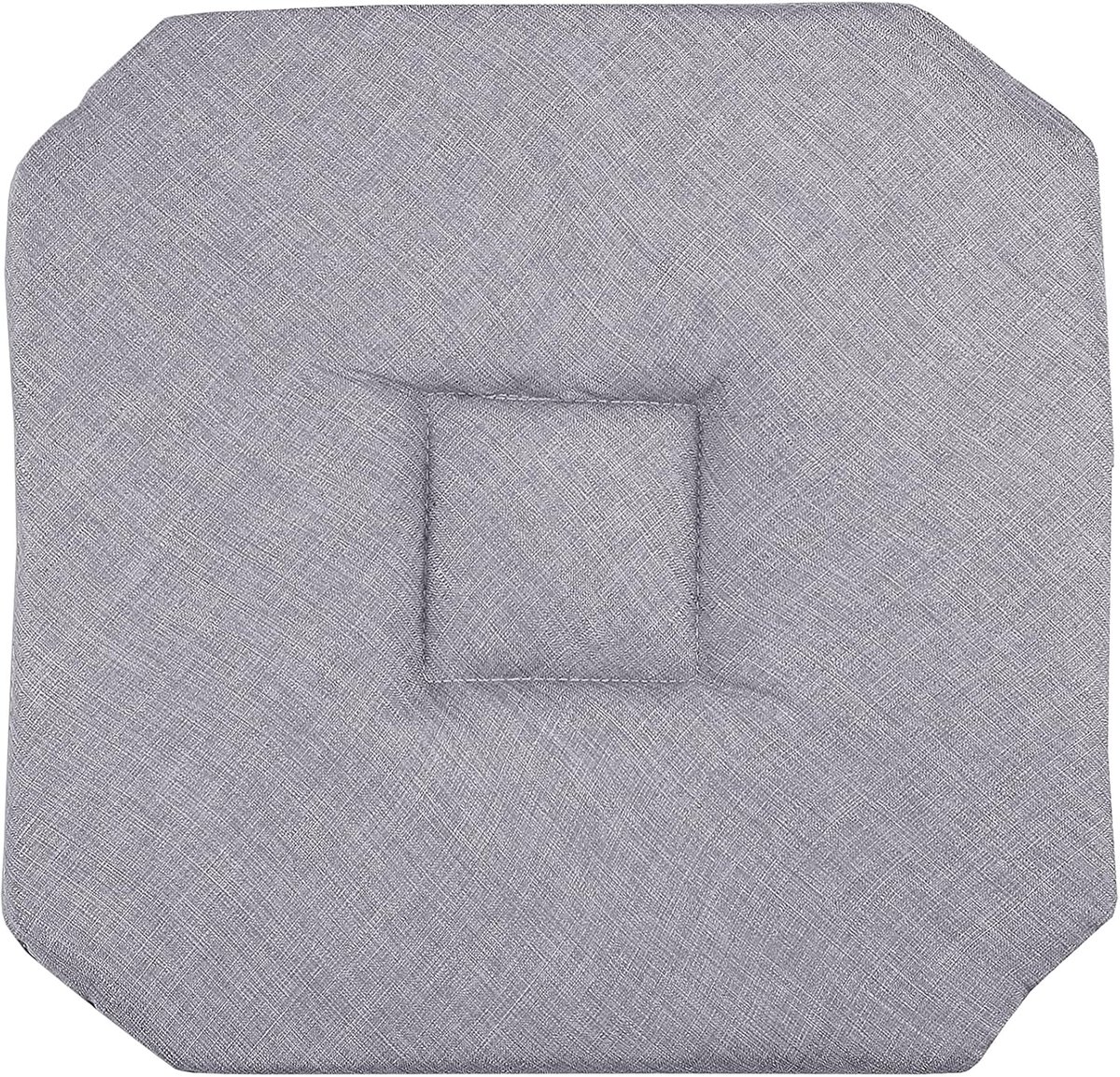 STOF Bea Stoelkussen - 40 x 40 cm - 100% Polyester - Grijs