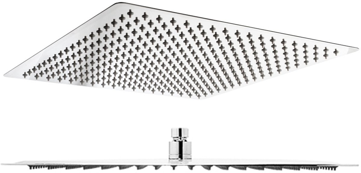 Merkloze Ultra Slim regendouche 40x40cm RVS antikalk