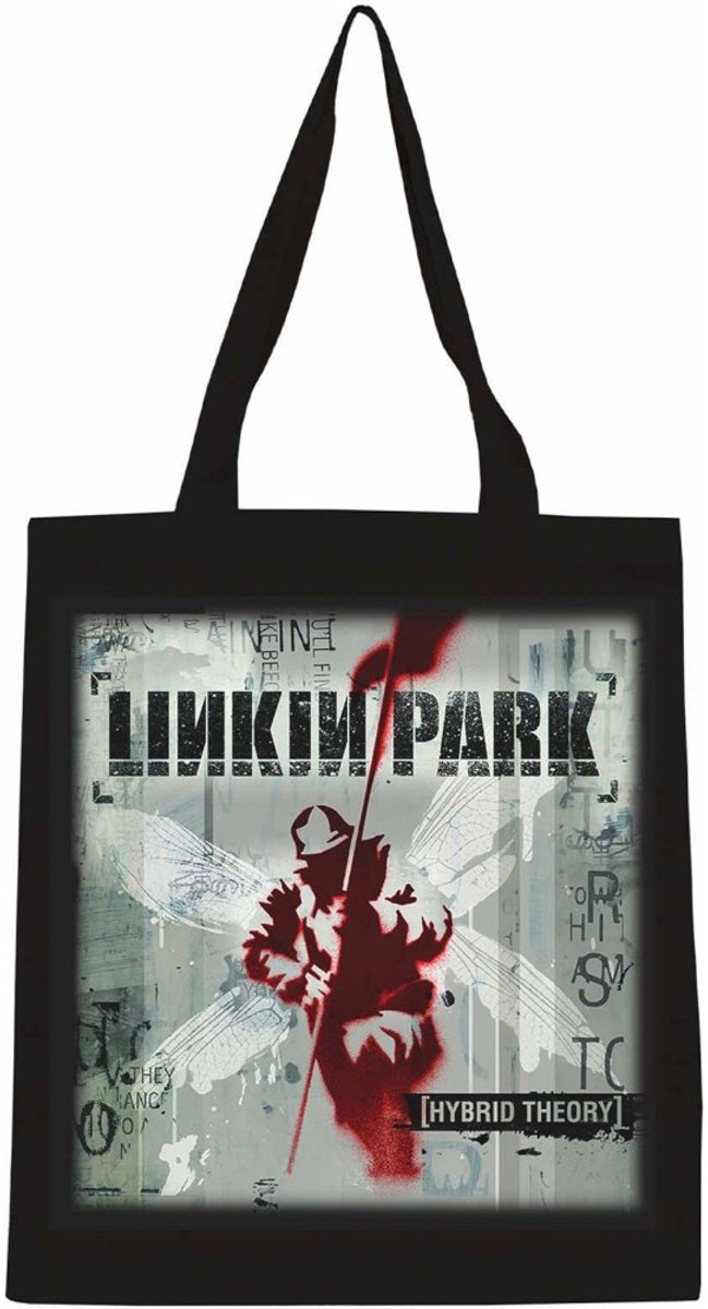 Rocksax Linkin Park - Hybrid Theory Schoudertas/Shopper - Zwart