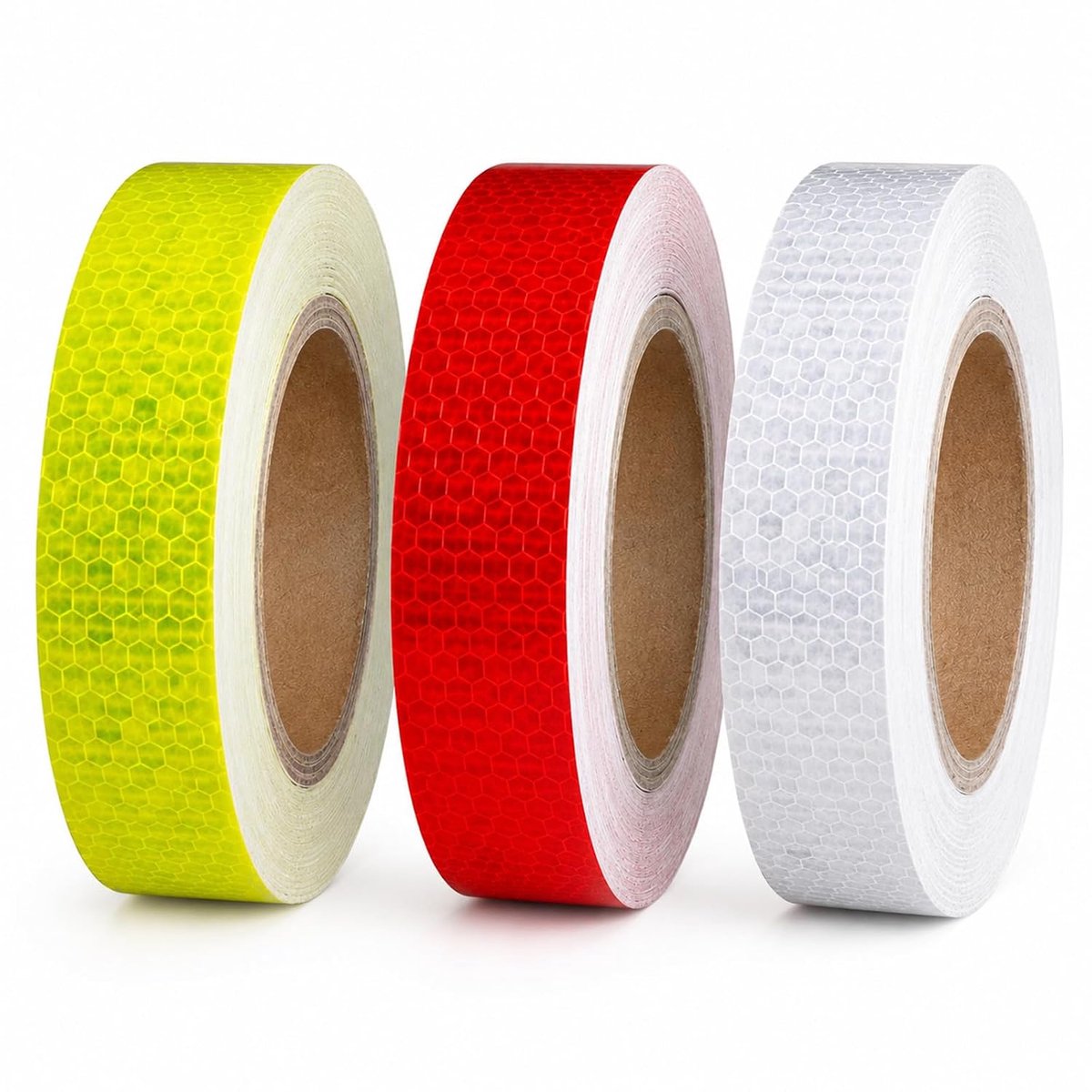 3 rollen reflecterende tape, zelfklevend, reflectorplakband, elk 2 cm x 5 m - ShopVlot