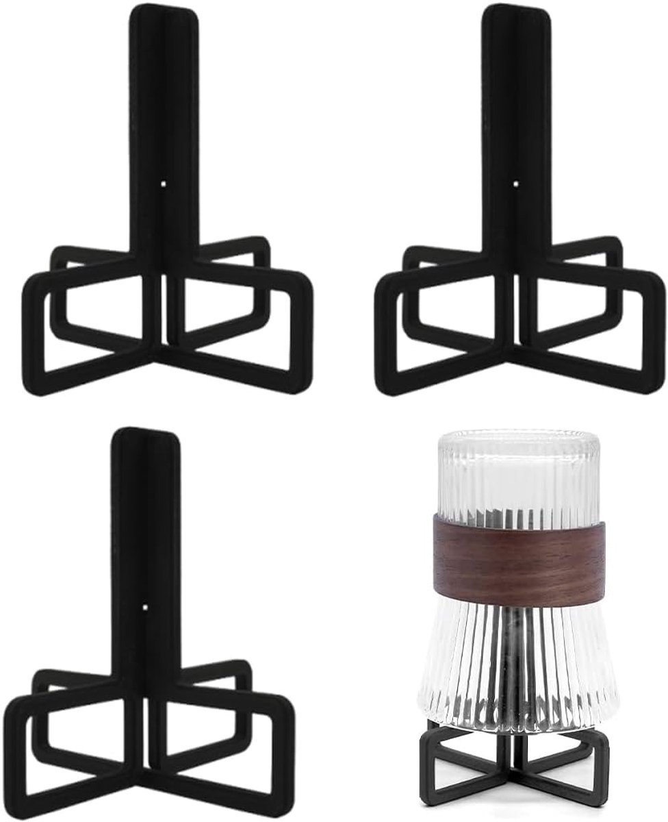 HAGNA 3 stuks afdruipflessen, dienblad voor afzonderlijke flessen met een diameter van meer dan 2,5 cm - ShopVlot