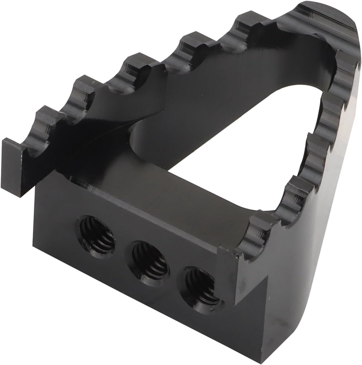 WOOSTAR Motorcycle Wide Foot Pedal Support CNC Aluminum Replacement for Yaxiang Zuma Bosuer Dirt Pit Bike Black - ShopVlot