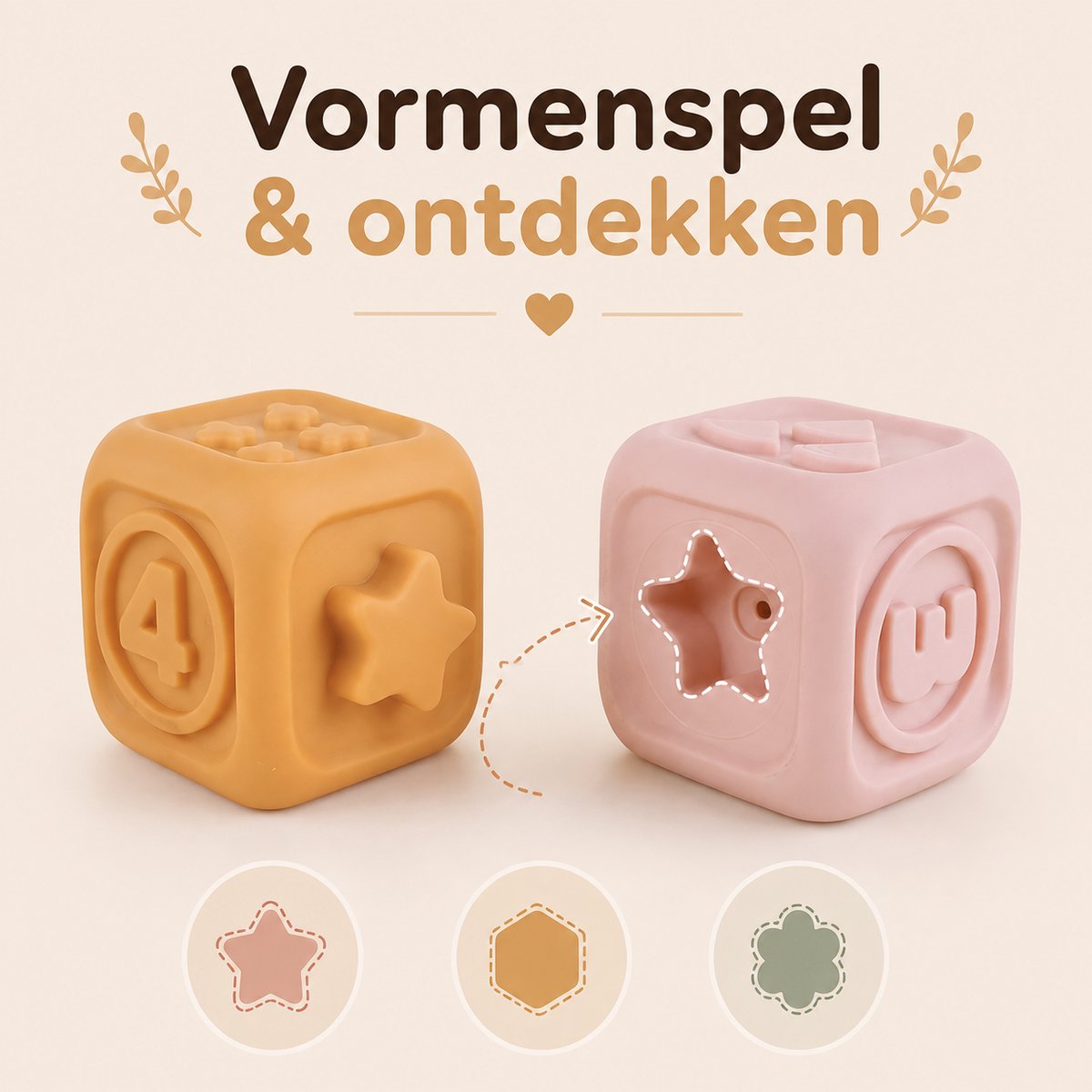 Joymaxx Koala Stapelblokken & Stapelringen - Sensorisch Baby Speelgoed 12 maanden - 13 Stuks - 6 maanden tot 2 jaar — afbeelding 5