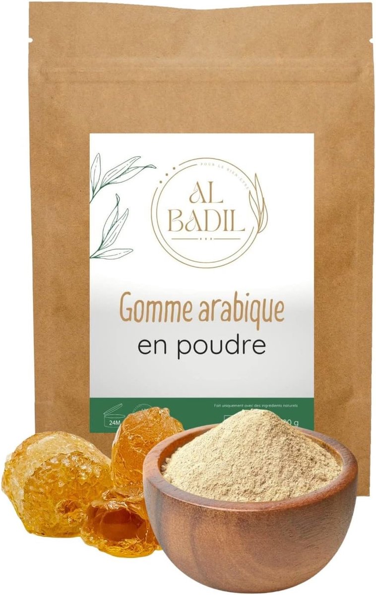 Arabic gum powder – ready for use in food cosmetics, 100% natural, 100% gum arabic - ShopVlot