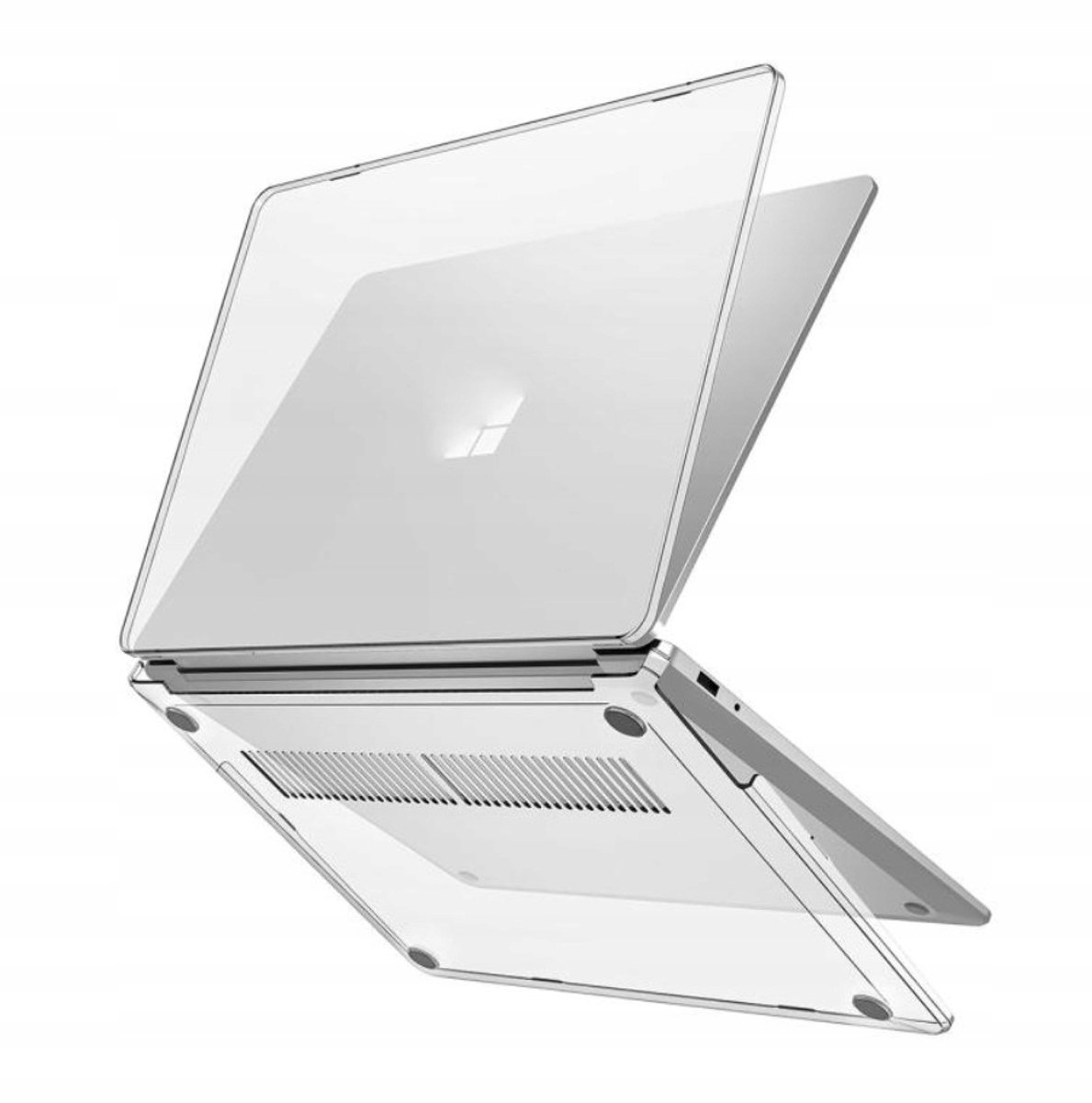 Transparante Beschermhoes voor 15" Laptop - Krasbestendig & Slank