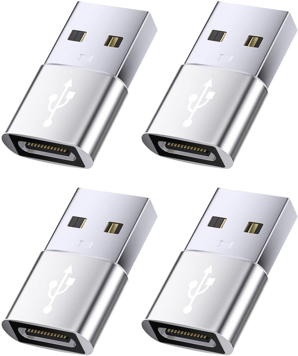 4 Stks Aluminiumlegering Shell Adapter, Elektronische Apparaat Converter, Plug Adapter, Geschikt Voor Computers En - ShopVlot