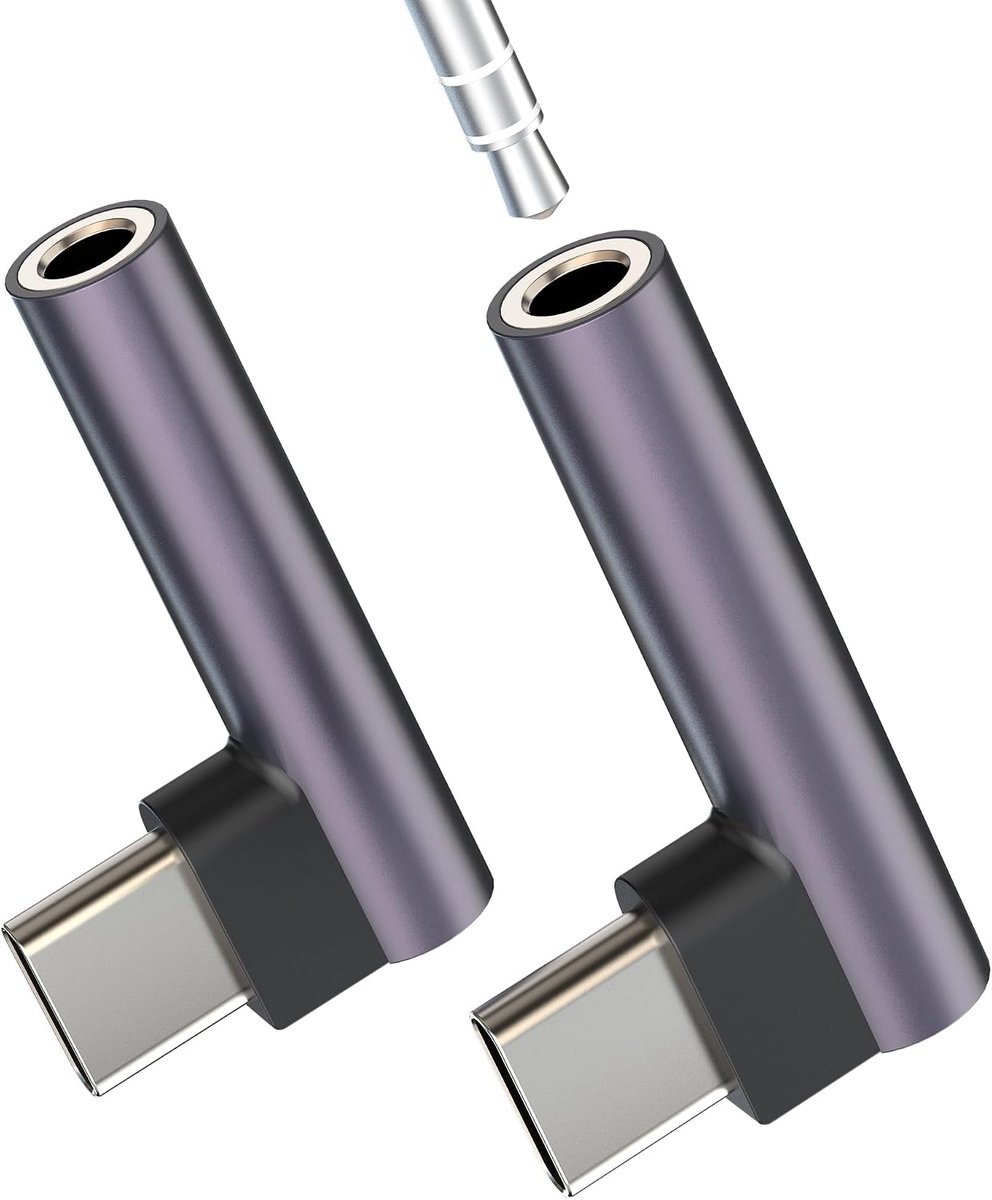 Adapter USB C jack naar 3,5 mm voor iPhone 17 16 15 Pro Max compatibel met Samsung Galaxy S26 hoofdtelefoonaansluiting - ShopVlot
