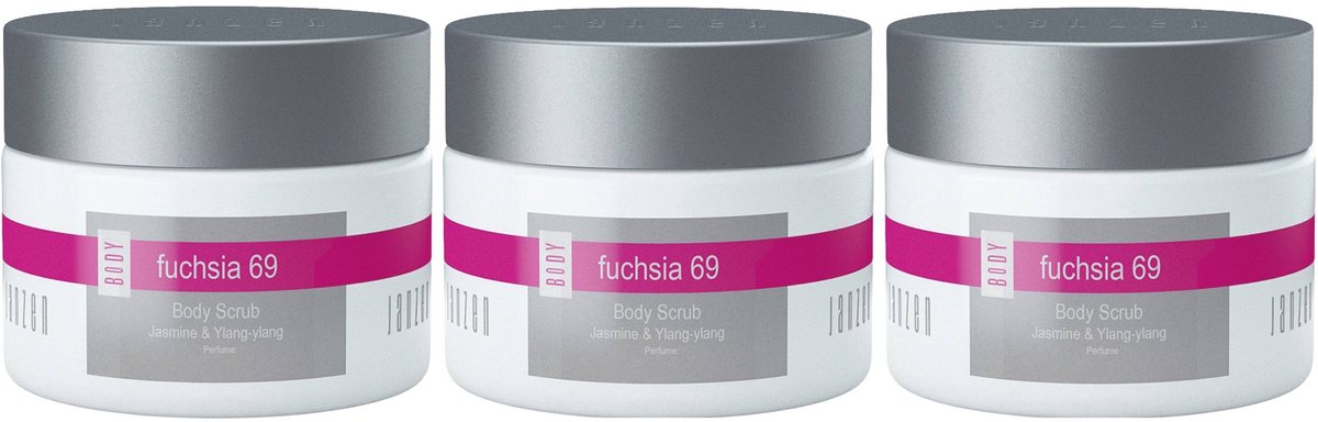 JANZEN Body Scrub Fuchsia 69 - voordeelverpakking 3 x 420 gram