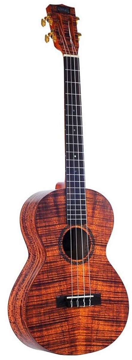 Mahalo MA4KA Artist Elite Series Bariton Ukulele Flame Koa