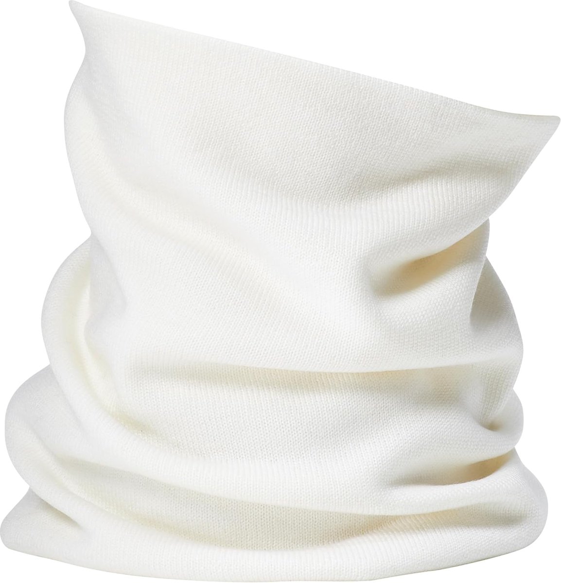 Enter the Complex® Soft Tube Scarf Loop Scarf 100% Merino Wool for Women and Men, Breathable, White, One Size, White - ShopVlot