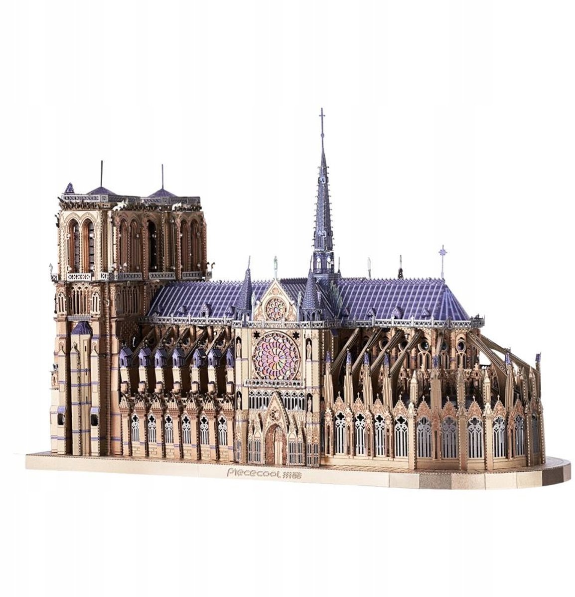 Piececool 3D Metalen Puzzel - Kathedraal van Notre Dame