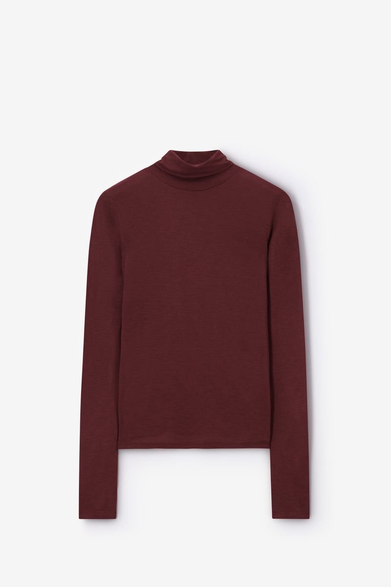 Sissy-Boy - Bruine wollen turtleneck top