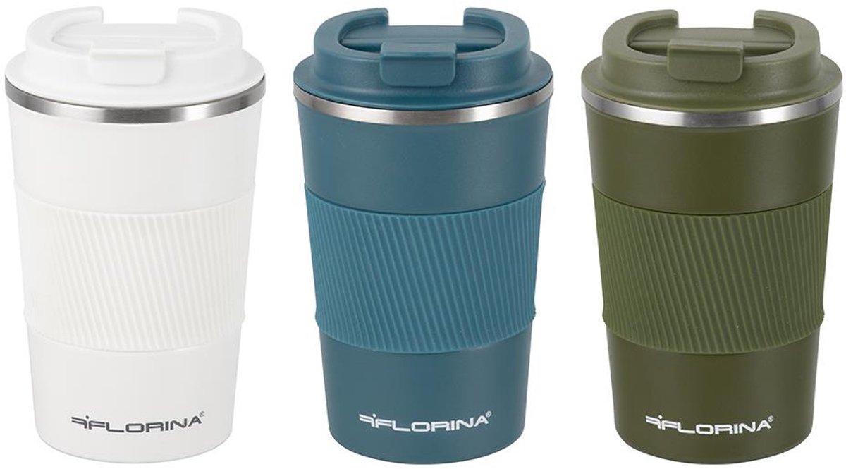 Florina Rio Thermosbeker 380ml - Houdt Drankjes Warm & Koud