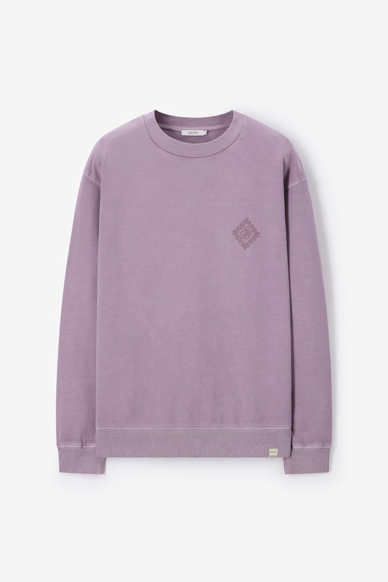 Sissy-Boy - Lichtpaarse sweater met embroidery