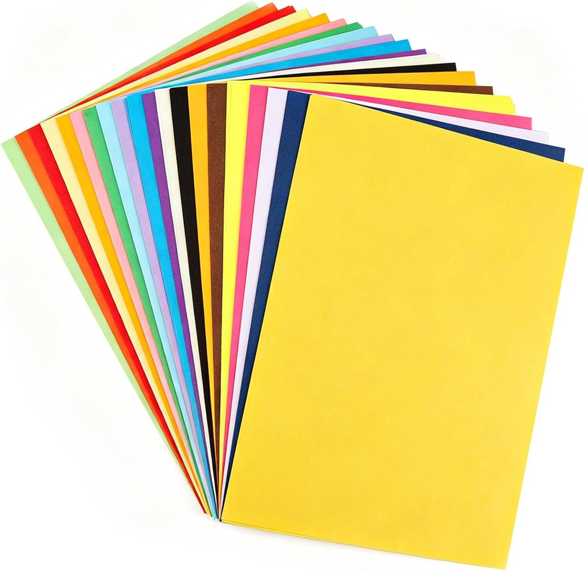 Pastel A4 Gemengde Pastelkaart - 200Vellen 70gsm 20 Shades A4 Printer Fotokopieerapparaat Gekleurde Kaartvellen - ShopVlot