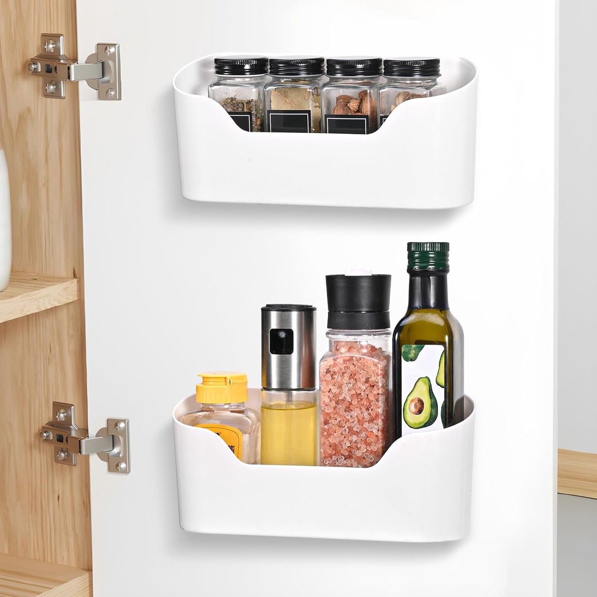 Kitchen Cabinet Organiser, Kitchen Cabinet Organizer, Kitchen Organizer, Kitchen Cabinet, Organizer, Wall, Kitchen - ShopVlot