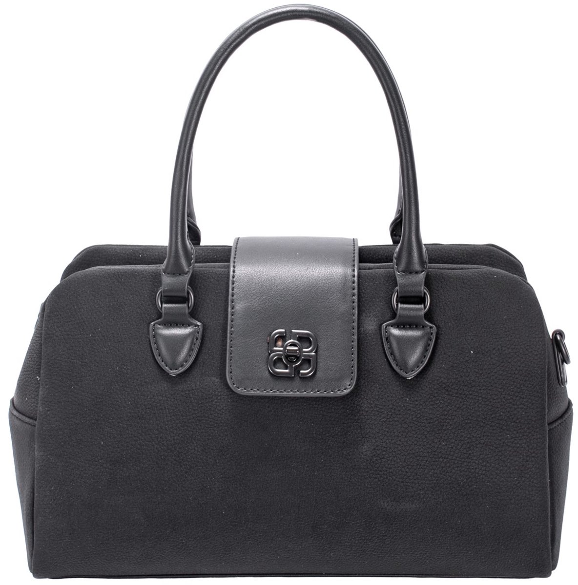 David Jones kunstlederen suede handtas Oona - Dames - Zwart