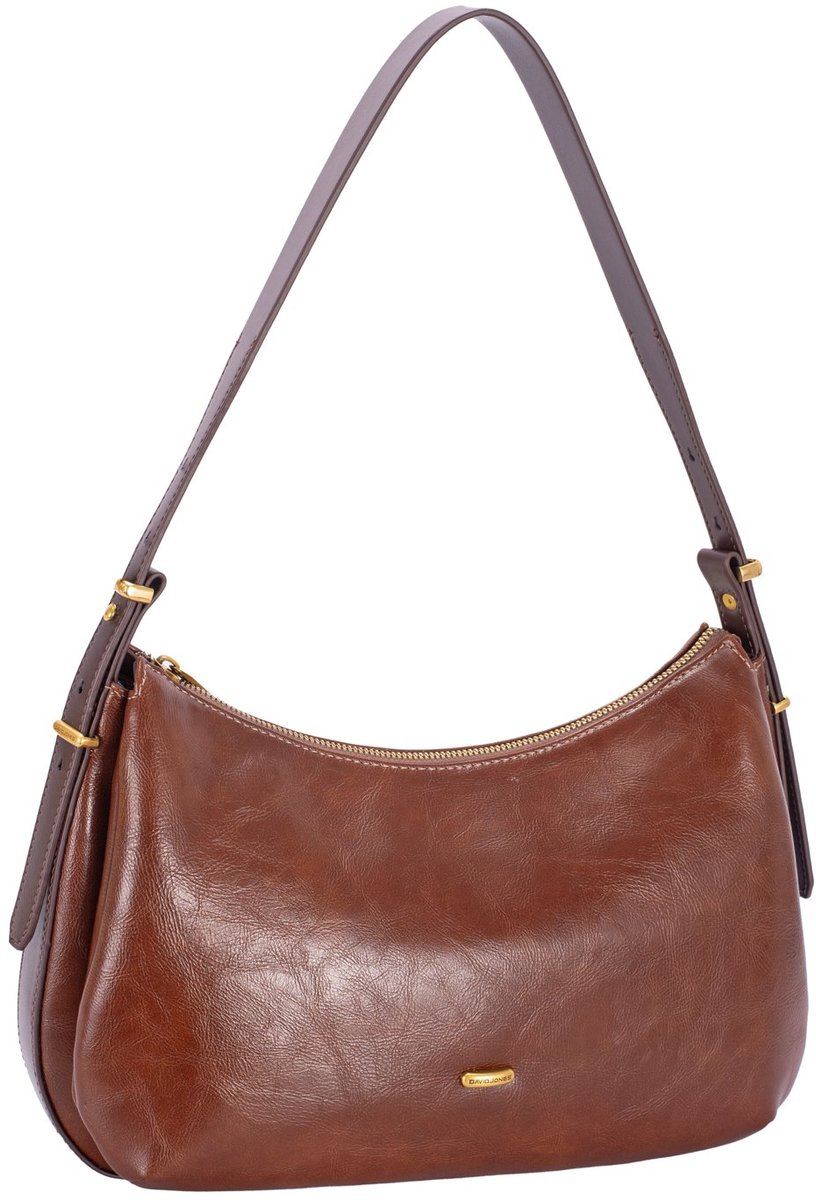 David Jones kunstlederen schoudertas Vieve - Dames - Roest