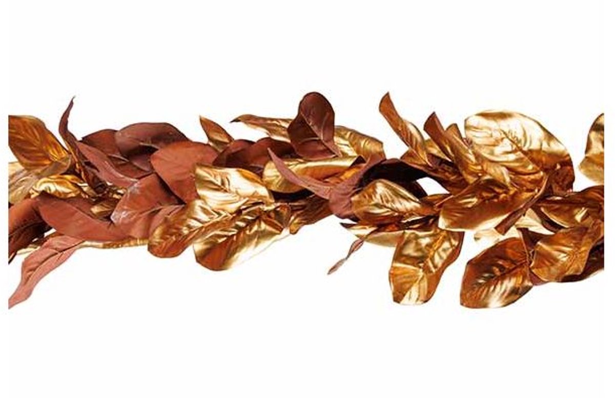 Slinger Leaves Goud 10x10xh183cm Kunstst Of