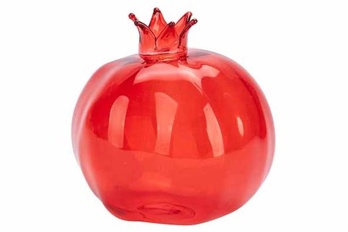 Vaas Grapefruit Rood 11x11xh11cm Rond Gl As
