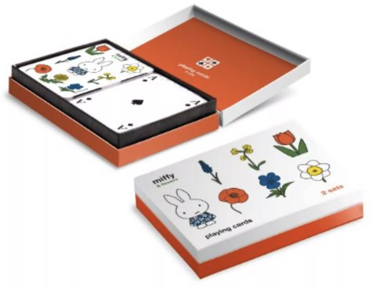 Hippe Nijntje speelkaarten - 2 sets in doosje