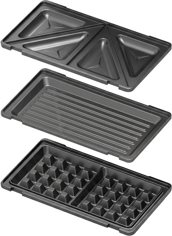 Tomado TGM2002B - Multigrill - 3 in 1 - Tosti ijzer - Wafelijzer - Contactgrill - PFAS vrij - Zwart van Tomado — afbeelding 4