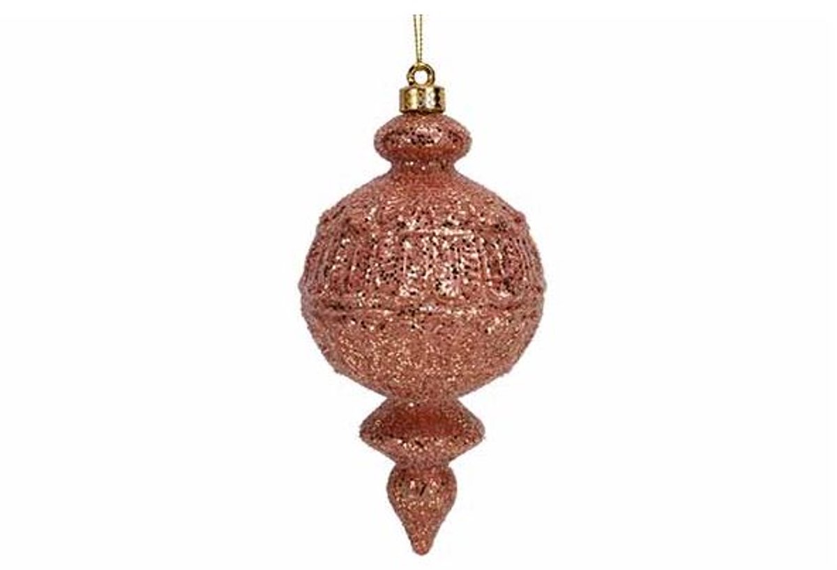 Hanger Sugar Oud Roze 8x8xh16cm Kun Ststof